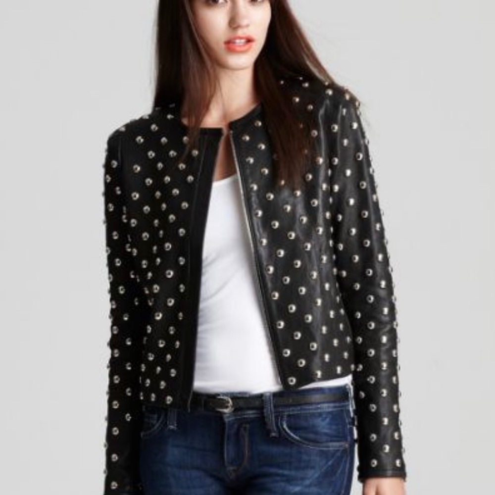 Authentic Diane VonFurstenberg Leather Jacket